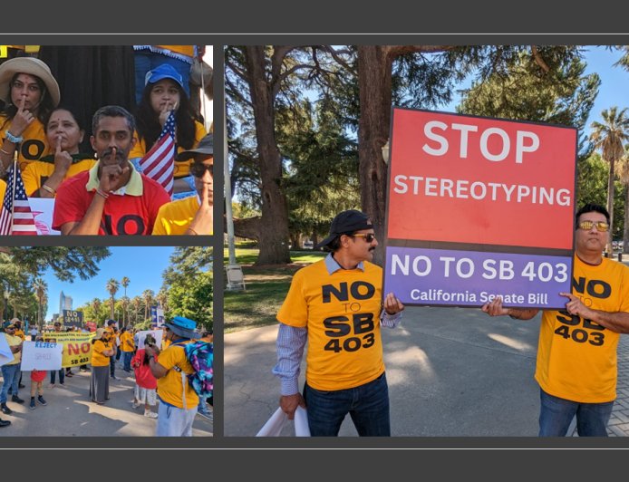 The Opponents of California Caste Bill  SB403 Stand for Civil Rights - Including Their Own.                                                                                                               
